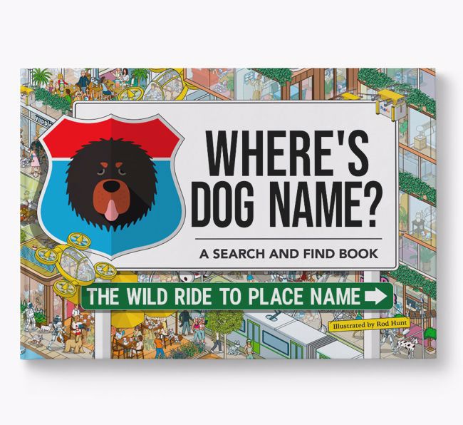 Personalised Tibetan Mastiff Book: Where's Dog Name? Volume 3